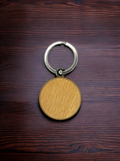 Blank Rounded Keychain